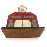 Large Handmade c. 1930s Folk Art Village SET OF TEN Buildings (See All Images!)