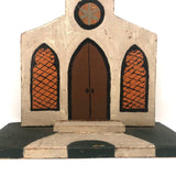 Large Handmade c. 1930s Folk Art Village SET OF TEN Buildings (See All Images!)