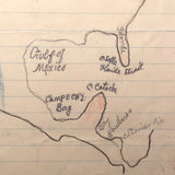 R.F Abbott 1880 Hand-drawn Student Map