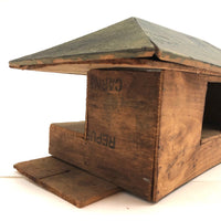 Crate Made Large Model Train Station with Great Lines