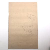 R.F Abbott 1880 Hand-drawn Student Map