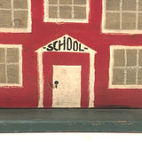 Large Handmade c. 1930s Folk Art Village SET OF TEN Buildings (See All Images!)