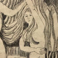 The Host of the Air, 1964 Anne Gregory Signed Etching
