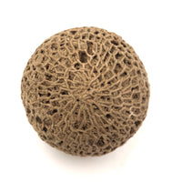 Old Hand-knotted Small Ball, Presumed Sailor Made Boat Fender (?)