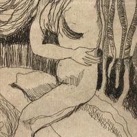 The Host of the Air, 1964 Anne Gregory Signed Etching