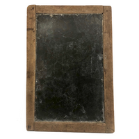 Antique Wood Framed Double Sided School Slate