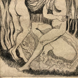 The Host of the Air, 1964 Anne Gregory Signed Etching