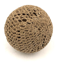 Old Hand-knotted Small Ball, Presumed Sailor Made Boat Fender (?)