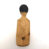Early Grenfell Mission Carved Wooden Eskimo Doll