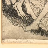 The Host of the Air, 1964 Anne Gregory Signed Etching