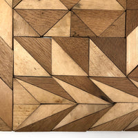 Gorgeous Double Layer Victorian Parquetry Puzzle in Original Box with Hand-colored Design Cards