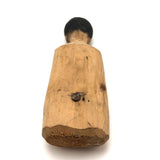 Early Grenfell Mission Carved Wooden Eskimo Doll
