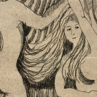 The Host of the Air, 1964 Anne Gregory Signed Etching