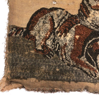 Wonderful Antique Stumpwork Embroidery of Two Dear Dogs
