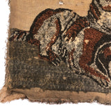 Wonderful Antique Stumpwork Embroidery of Two Dear Dogs