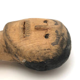 Early Grenfell Mission Carved Wooden Eskimo Doll