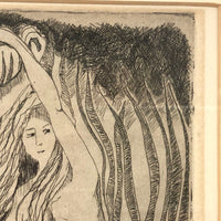 The Host of the Air, 1964 Anne Gregory Signed Etching