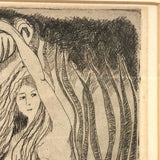 The Host of the Air, 1964 Anne Gregory Signed Etching