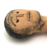 Early Grenfell Mission Carved Wooden Eskimo Doll