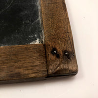 Antique Wood Framed Double Sided School Slate