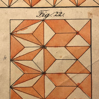 Gorgeous Double Layer Victorian Parquetry Puzzle in Original Box with Hand-colored Design Cards