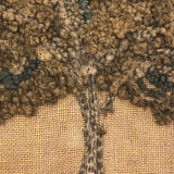 Wonderful Antique Stumpwork Embroidery of Two Dear Dogs
