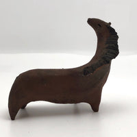 Pottery Horse Sculpture with Great Lines