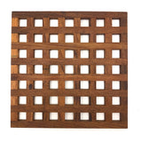 Mid-Century Jens Quistgaard for Dansk Teak Lattice Trivet, Marked Denmark
