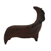 Pottery Horse Sculpture with Great Lines