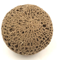 Old Hand-knotted Small Ball, Presumed Sailor Made Boat Fender (?)