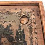 Gorgeous Double Layer Victorian Parquetry Puzzle in Original Box with Hand-colored Design Cards