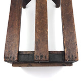 Sweet Old Slatted Stool, with Reinforcements!