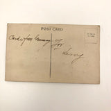 To My Valentine Antique German Velvet Embossed Postcard