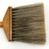 Antique Horsehair Paintbrush with Threaded Handle and Gorgeous Patina