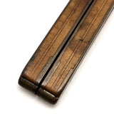 Beautiful Antique Boxwood and Brass Folding 12 Inch Ruler