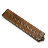 Beautiful Antique Boxwood and Brass Folding 12 Inch Ruler