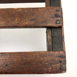 Sweet Old Slatted Stool, with Reinforcements!