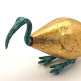 Golden Ibis with Bronze Head and Feet