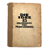 Frans Masereel's "Die Idee" Very Early Graphic Novel, 1928 Copy
