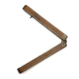 Beautiful Antique Boxwood and Brass Folding 12 Inch Ruler