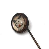 Essex Crystal Style White Cat Stick Pin