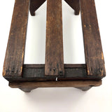 Sweet Old Slatted Stool, with Reinforcements!