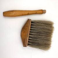 Antique Horsehair Paintbrush with Threaded Handle and Gorgeous Patina