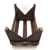 Sweet Old Slatted Stool, with Reinforcements!