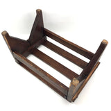 Sweet Old Slatted Stool, with Reinforcements!