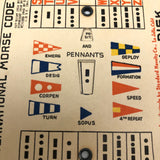 U.S. Service Issue Pocket Signal Disk for Semaphore and Morse Code Practice