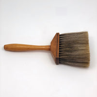 Antique Horsehair Paintbrush with Threaded Handle and Gorgeous Patina