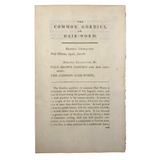 1790 Common Gordius (Hair Worm) F. P Nodder Book Plate Engraving