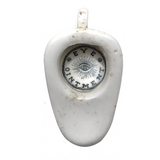 Old Ironstone Transferware Eye Ointment Eye Wash Vessel (Presumed Advertising Give Away)