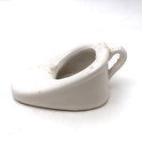 Old Ironstone Transferware Eye Ointment Eye Wash Vessel (Presumed Advertising Give Away)